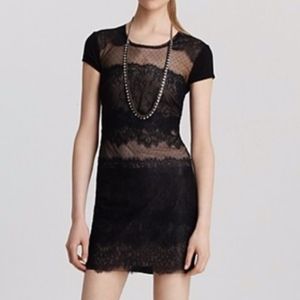 BCBG Maxazria Women's Maiya Lace Front Dress